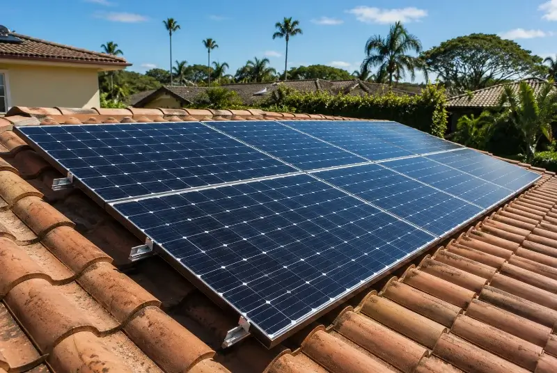 Installation de panneaux solaires à Ohlungen